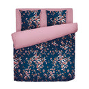 Aurore - Housse De Couette + 1 Ou 2 Taie(S) D'Oreiller Satin De Coton Aurore Rose