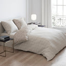 Signature - Housse De Couette + 1 Ou 2 Taie(S) D'Oreiller Flanelle Signature Taupe