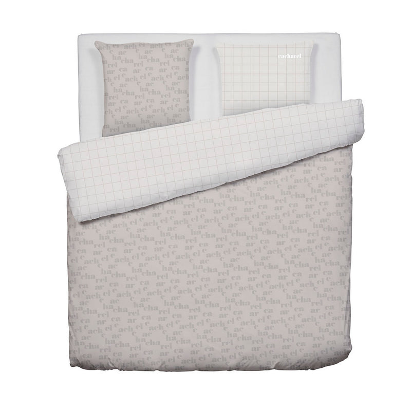 Signature - Housse De Couette + 1 Ou 2 Taie(S) D'Oreiller Flanelle Signature Taupe