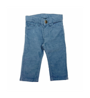 Bonton - Pantalon En Velours Bleu - 6 Mois