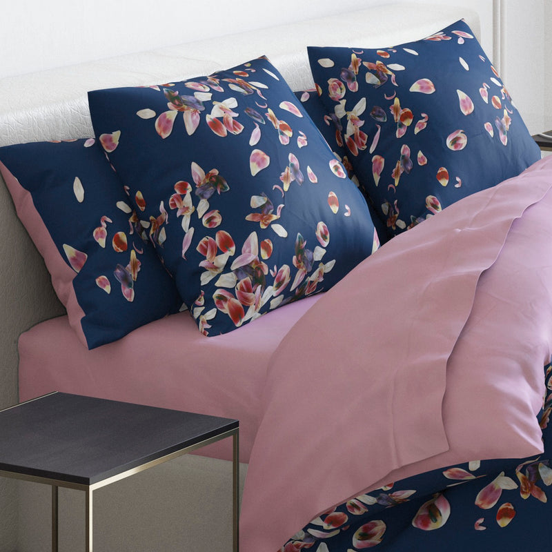 Aurore - Drap-Housse Satin De Coton Uni Rose