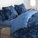 Aurore - Housse De Couette + 1 Ou 2 Taie(S) D'Oreiller Satin De Coton Aurore Bleu