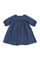 Robe Boetie Coton Denim  - Bleu