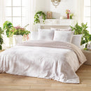 Lace - Housse De Couette + 1 Ou 2 Taie(S) D'Oreiller Satin De Coton Lace Taupe