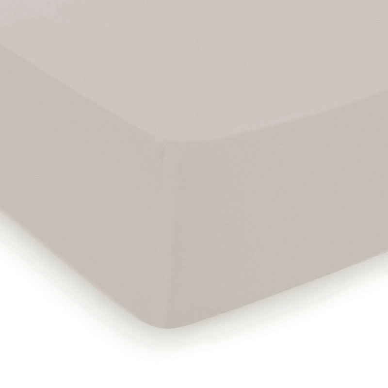 Lace - Drap-Housse Satin De Coton Uni Taupe