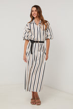 Skirt - Black White - Women