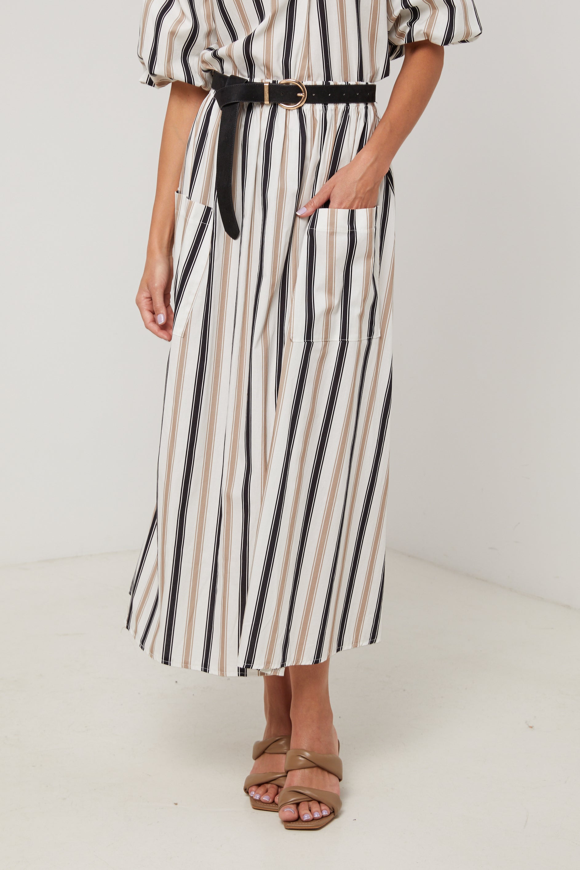 Skirt - Black White - Women