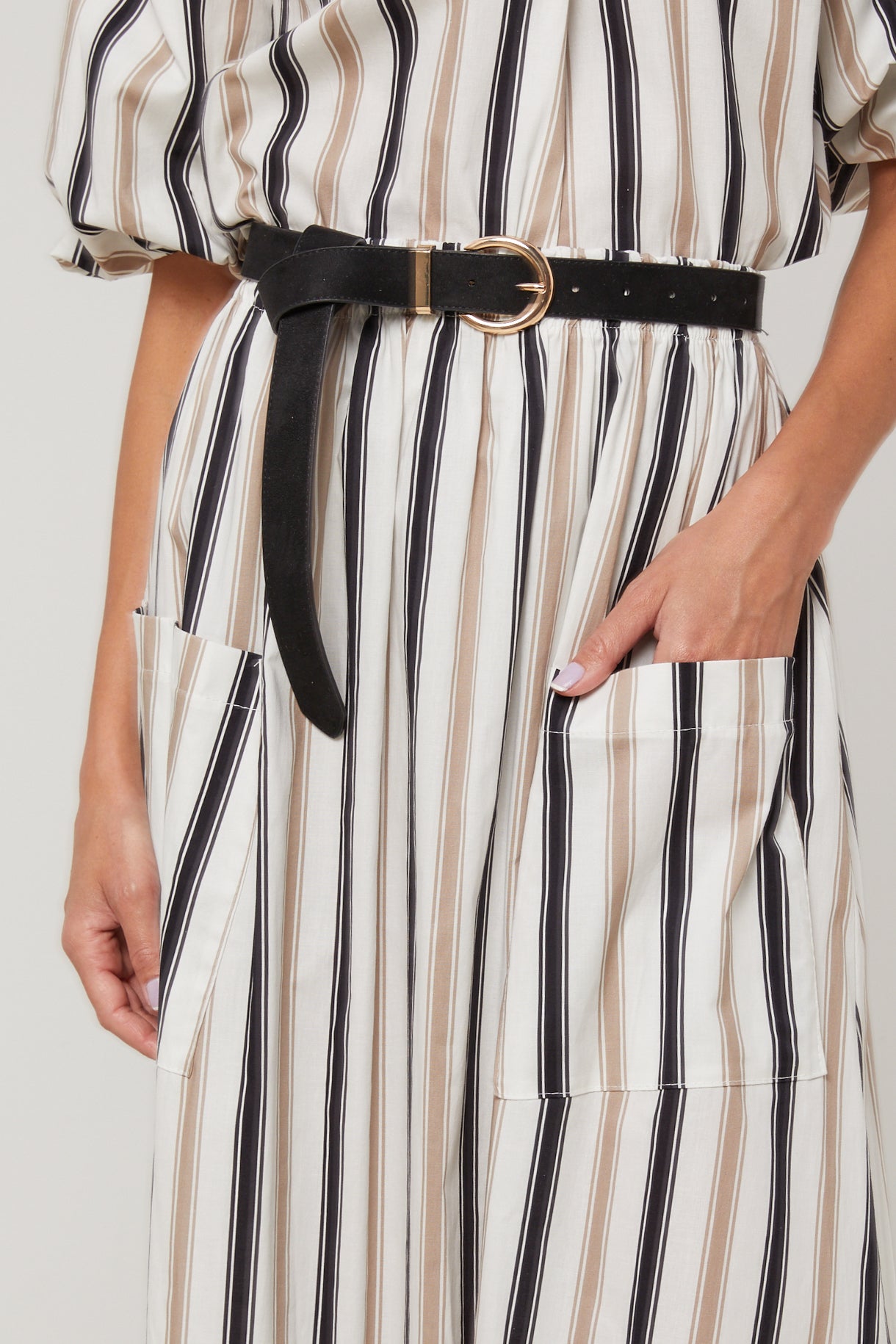 Skirt - Black White - Women