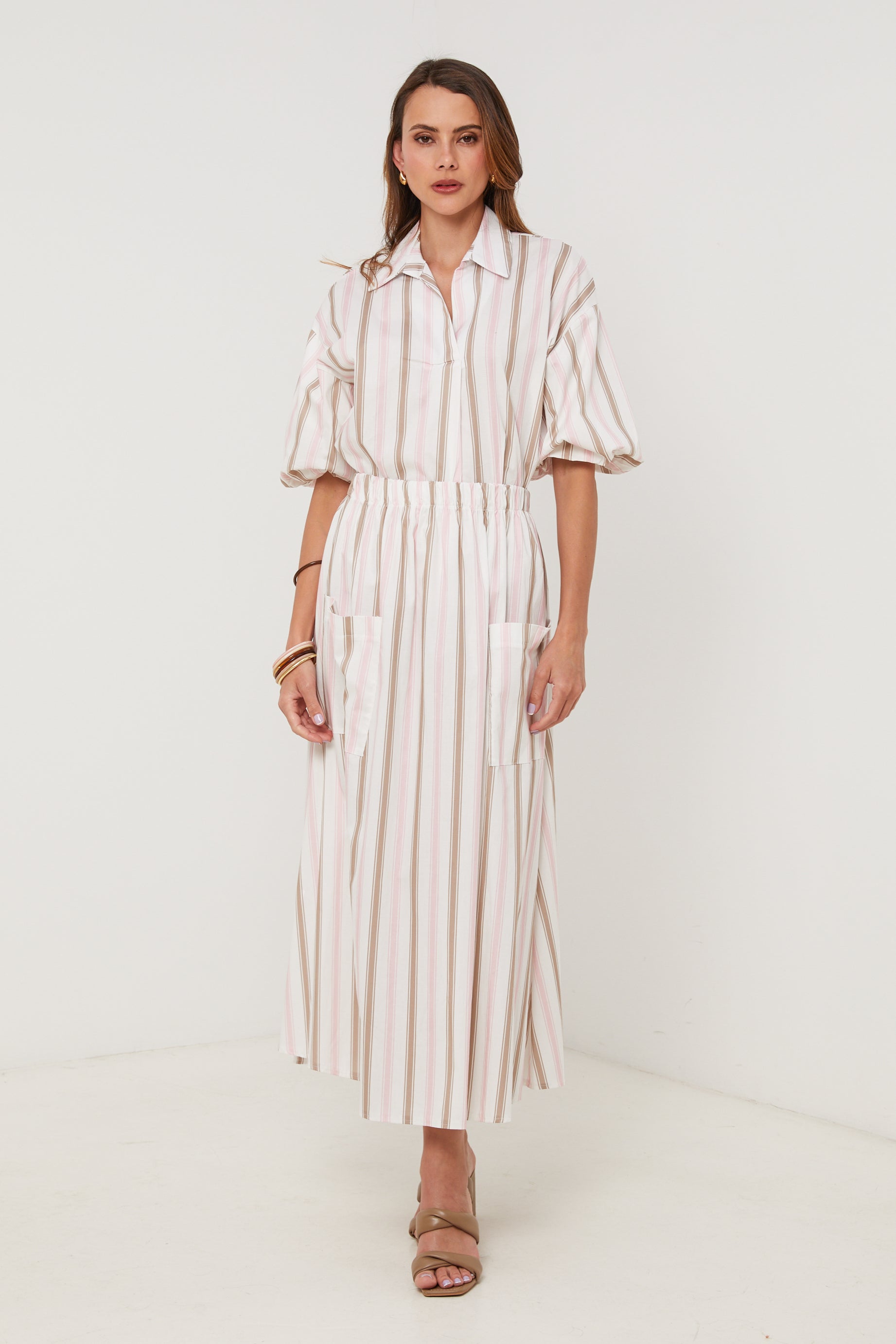 Skirt - Pink White - Woman