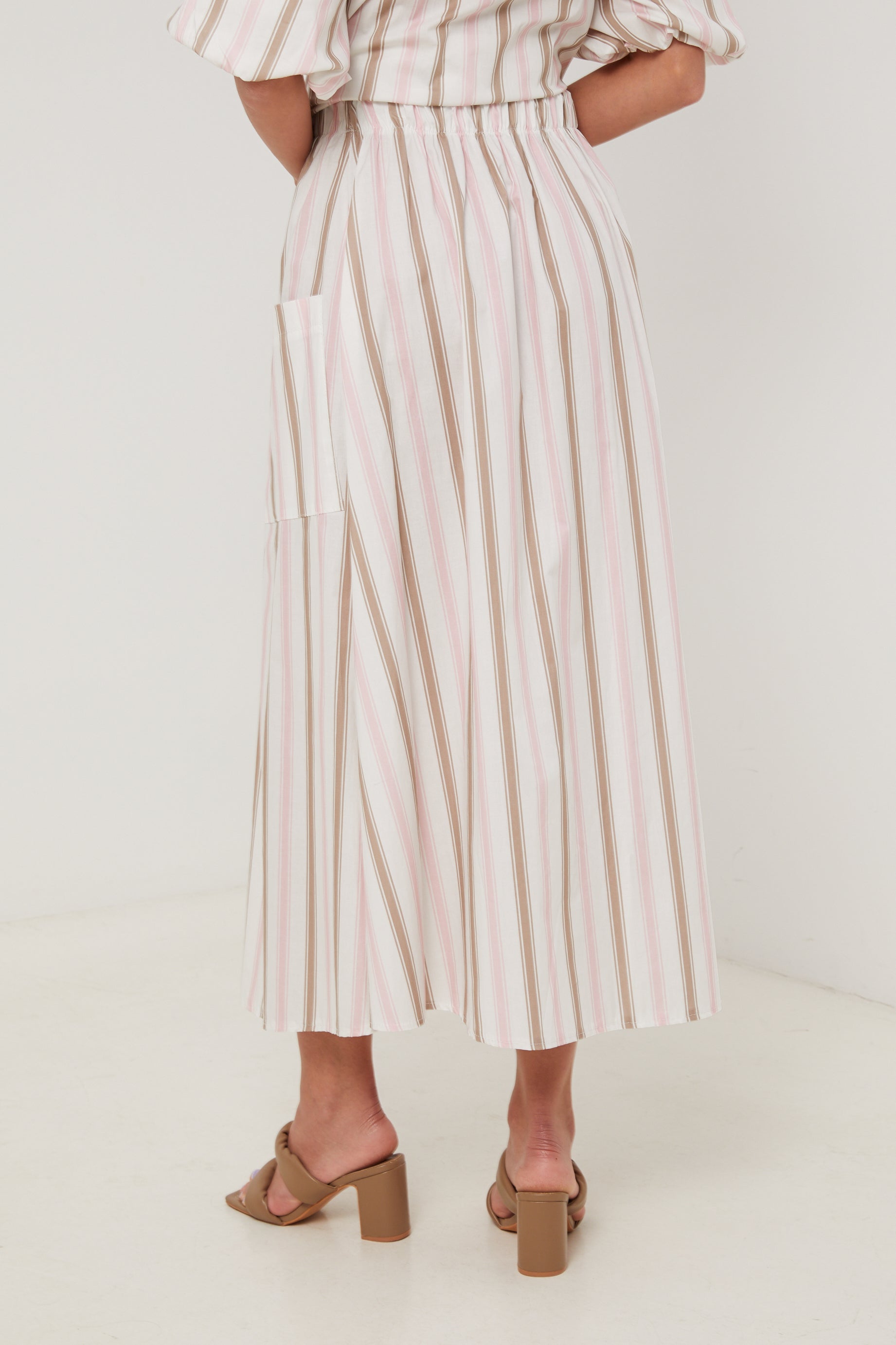 Skirt - Pink White - Woman