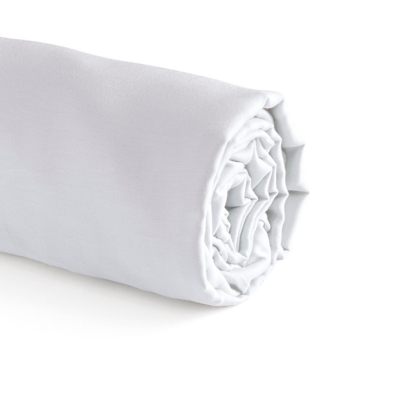 Esquisse Floral 
 Birds
 Aurore - Drap-Housse Satin De Coton Uni Blanc