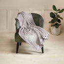 Maxi Plaid/Couvre-Lit En Polaire Taupe