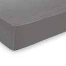 Uni - Drap-Housse Satin De Coton Uni Gris Clair