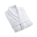 Peignoir Avec Col Châle En Coton Ultra Absorbant - Blanc