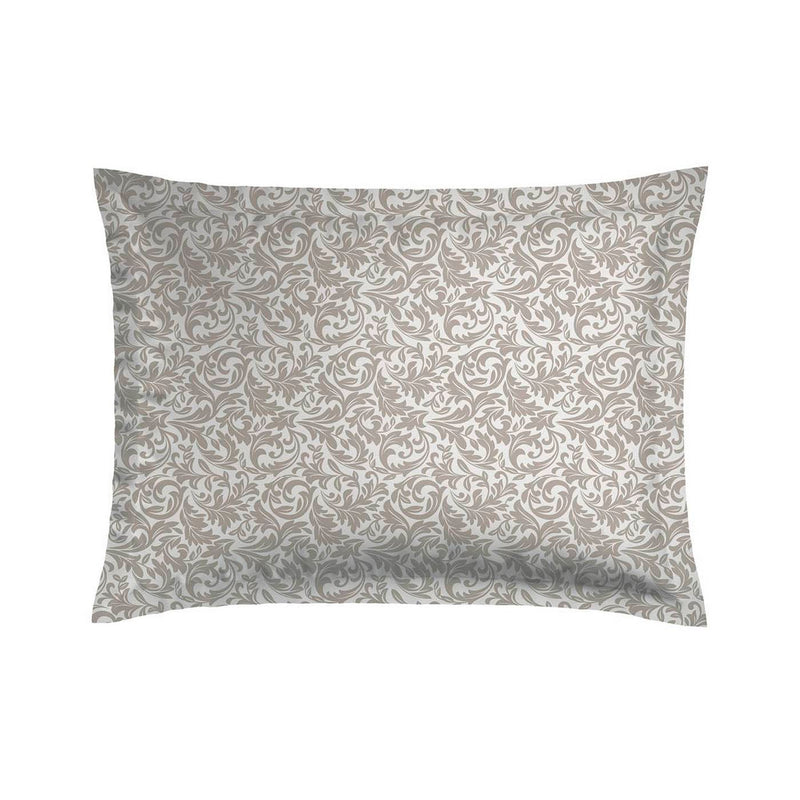 Romanesque - Set De 2 Taies D'Oreiller Satin De Coton Romanesque Taupe