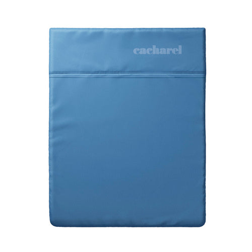 Aurore - Drap Plat Satin De Coton Uni Bleu