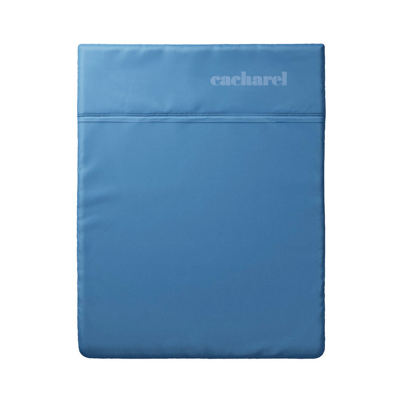 Aurore - Drap Plat Satin De Coton Uni Bleu