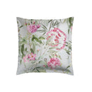 Jardin De Roses - Set De 2 Taies D'Oreiller Satin De Coton Jardin De Roses Vert Thym