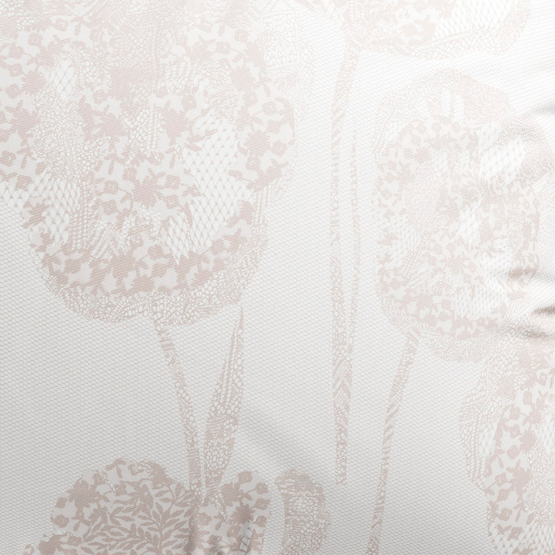Lace - Set De 2 Taies D'Oreiller Satin De Coton Lace Taupe