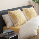 Birds - Taie D'Oreiller Satin De Coton Birds Jaune