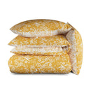 Birds - Taie D'Oreiller Satin De Coton Birds Jaune