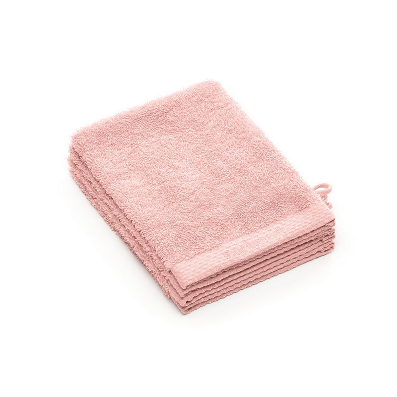 Set De 4 Gants De Toilette Rose Saumon