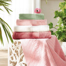 Set De 4 Gants De Toilette Rose Saumon