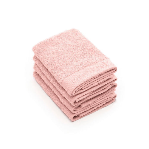 4 Serviettes D'Invitées Rose Saumon