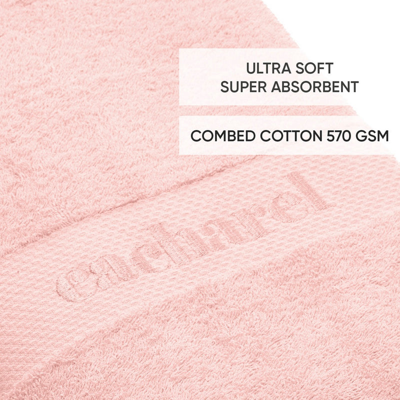 Maxi Drap De Bain Rose Saumon