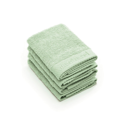 4 Serviettes D'Invitées Vert Prairie