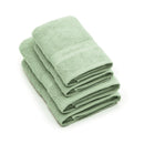 Set De 2 Serviettes + 2 Draps De Bain Vert Prairie