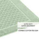 Design 1 - Tapis De Bain Vert Prairie