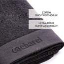 Set De 2 Serviettes Gris Foncé