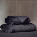 Set De 2 Serviettes Gris Foncé
