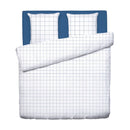 Caren - Housse De Couette + 1 Ou 2 Taie(S) D'Oreiller Satin De Coton Caren Blanc