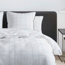 Caren - Set De 2 Taies D'Oreiller Satin De Coton Caren Blanc