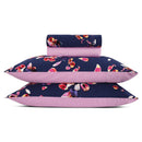 Aurore - Ensemble De Draps Satin De Coton Aurore Rose