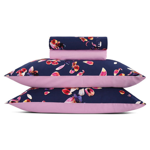 Aurore - Ensemble De Draps Satin De Coton Aurore Rose
