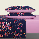 Aurore - Ensemble De Draps Satin De Coton Aurore Rose
