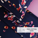 Aurore - Ensemble De Draps Satin De Coton Aurore Rose