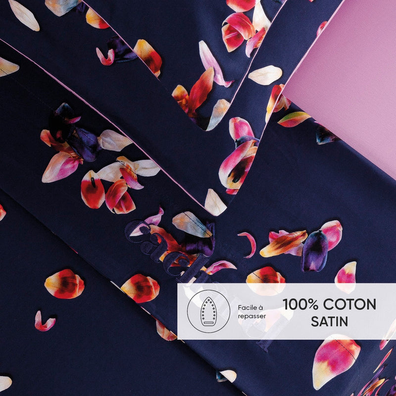 Aurore - Ensemble De Draps Satin De Coton Aurore Rose