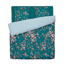 Aurore - Housse De Couette + 1 Ou 2 Taie(S) D'Oreiller Satin De Coton Aurore Vert