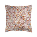 Fleurs Des Champs - Set De 2 Taies D'Oreiller Satin De Coton Fleurs Des Champs Bordeaux
