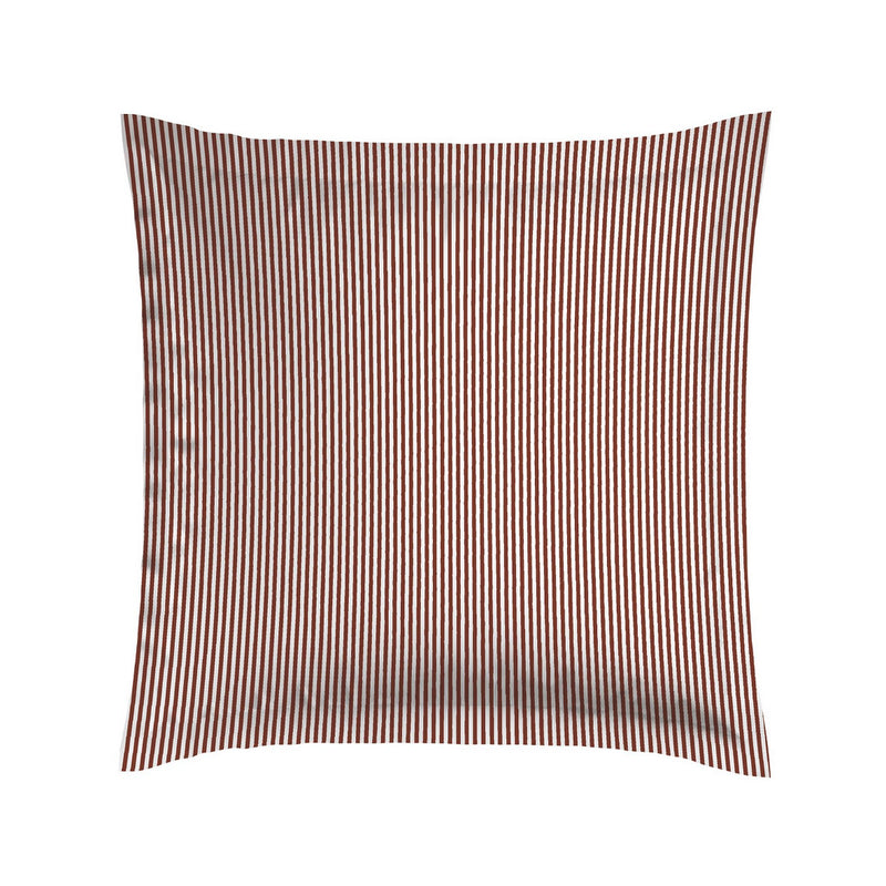 Fleurs Des Champs - Set De 2 Taies D'Oreiller Satin De Coton Fleurs Des Champs Bordeaux