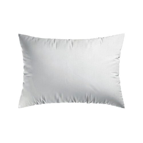 Uni - Set De 2 Taies D'Oreiller Gaze De Coton Uni Blanc 02