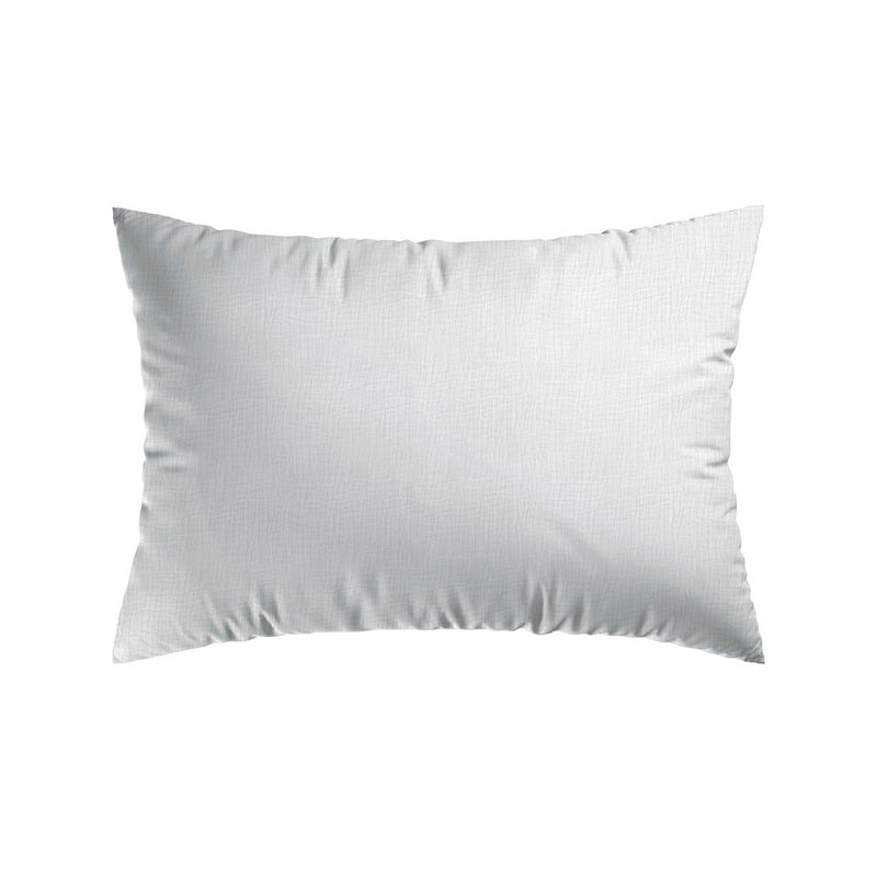 Uni - Set De 2 Taies D'Oreiller Gaze De Coton Uni Blanc 02