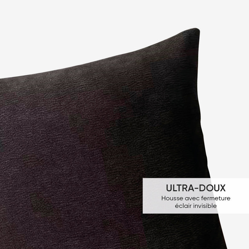 Yara - Housse De Coussin Yara Gris Foncé