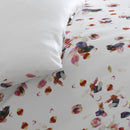 Aurore - Housse De Couette + 1 Ou 2 Taie(S) D'Oreiller Satin De Coton Aurore Blanc