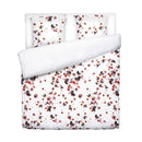 Aurore - Housse De Couette + 1 Ou 2 Taie(S) D'Oreiller Satin De Coton Aurore Blanc