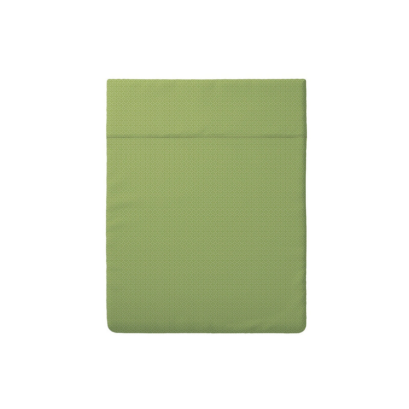 Palma - Drap Plat Satin De Coton Marie Fleurs Vert